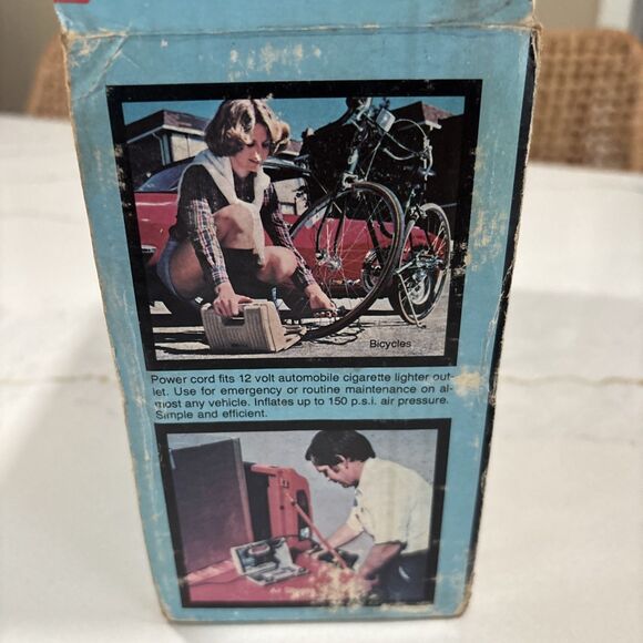 Coleman Inflate-All 150 Aluminum Air Compressor - Vintage, USA, Black - Picture 6 of 9